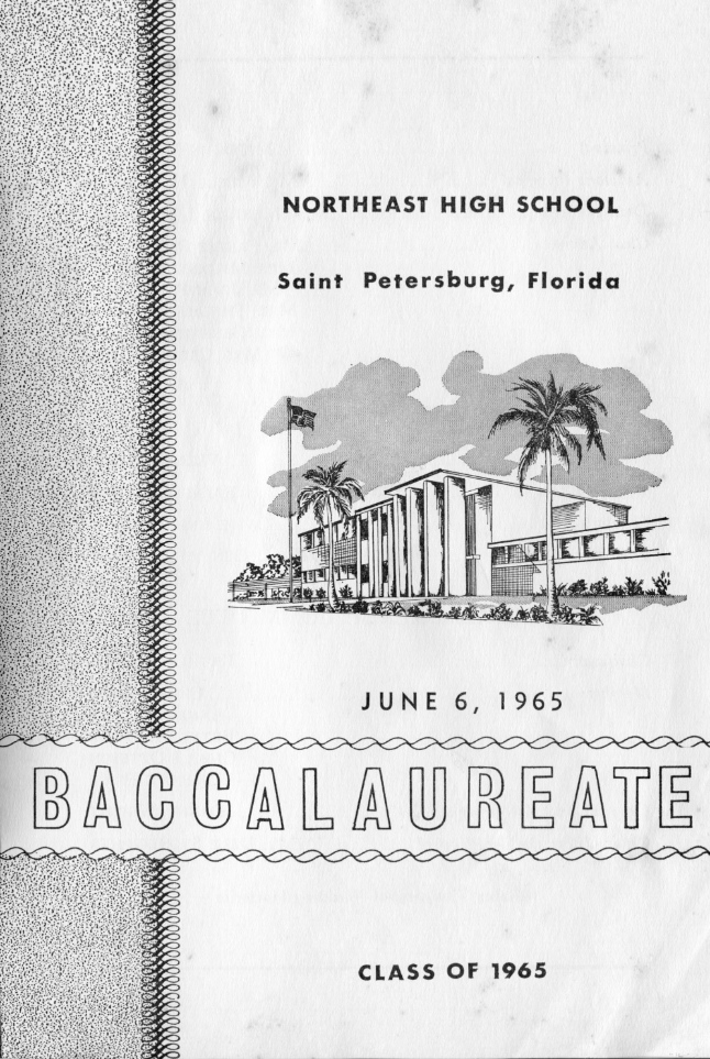 Baccalaureate Announcement front page