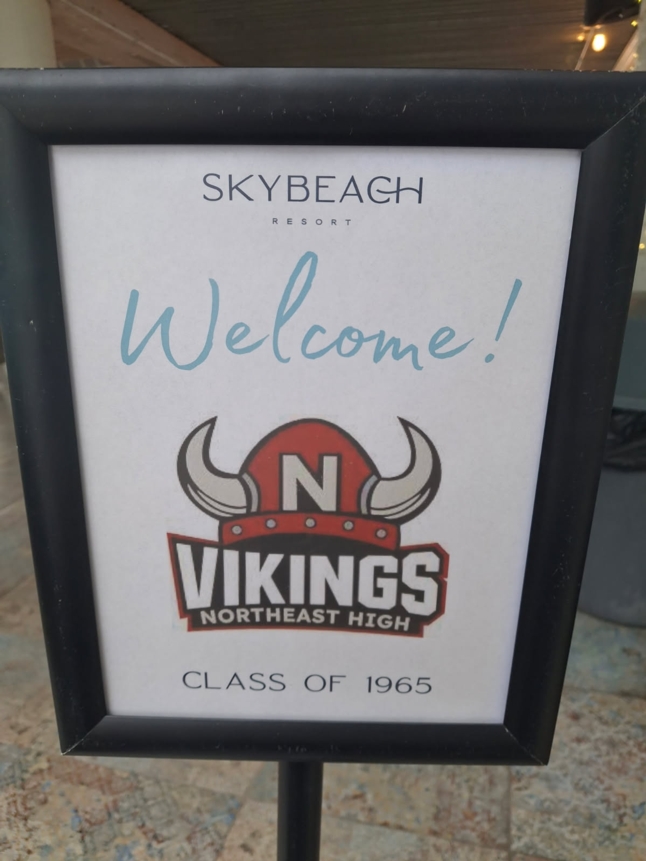 Welcome Sign - 60 Year Reunion 2025